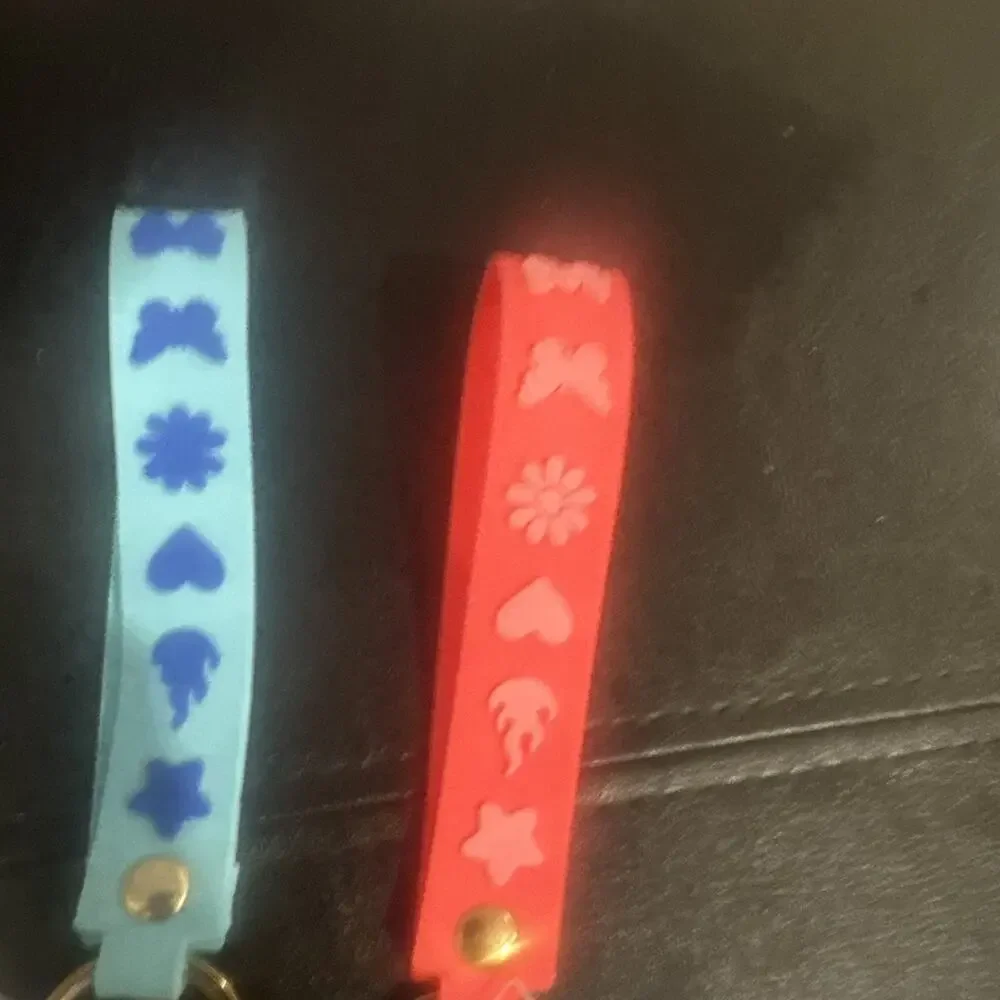 Lot of 3 Toy Network The Doll Collection Silicone Wristlet Keychains New Tags